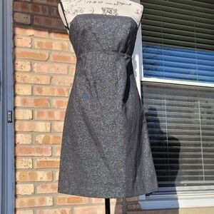 Gap Black Strapless Sparkle Cocktail Dress- Size 2